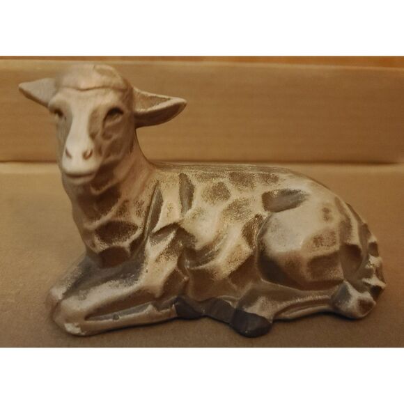 Vintage Sears Nativity Set Lighted Stable 13 Pieces Oh Holy Night Music Box - Picture 15 of 15